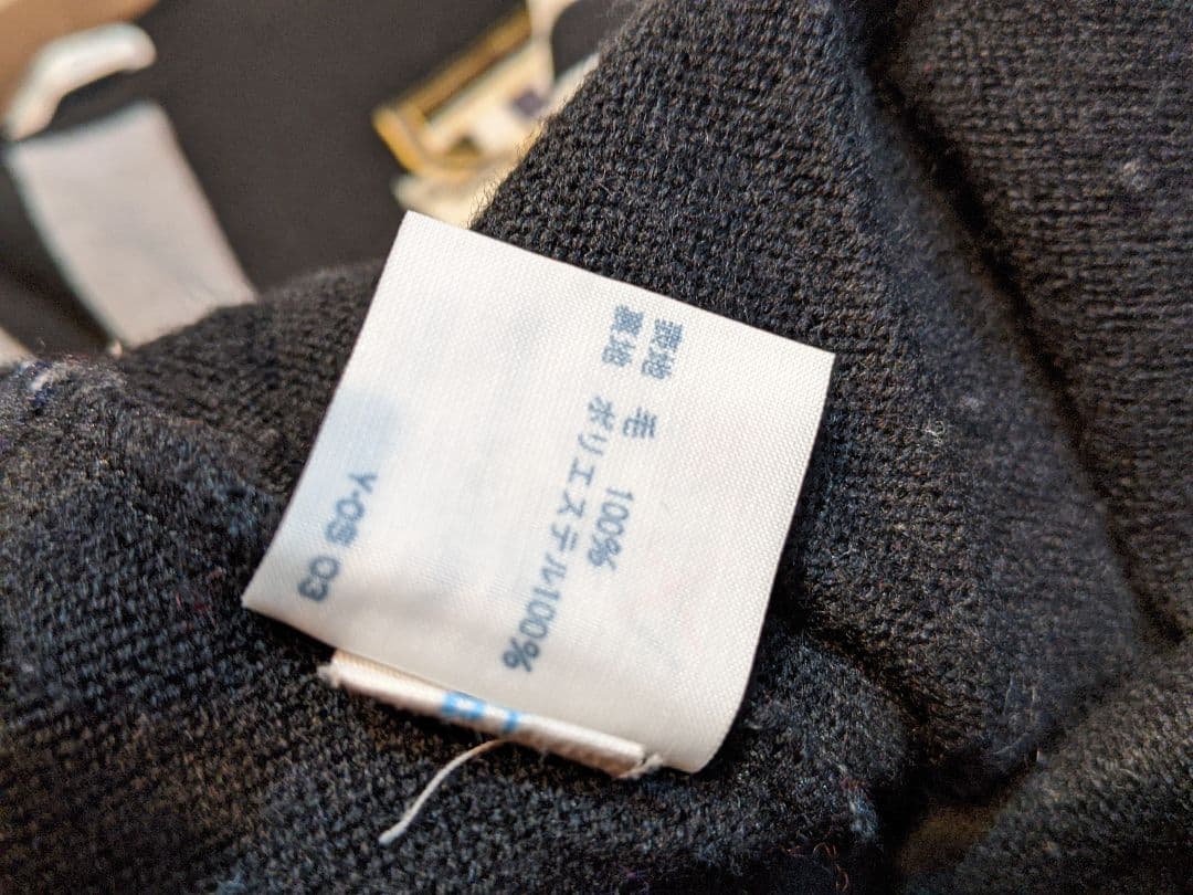 マンシングウェア　プルオーバー　ウール　ニット　ゴルフ　セーター　黒　トレーナー