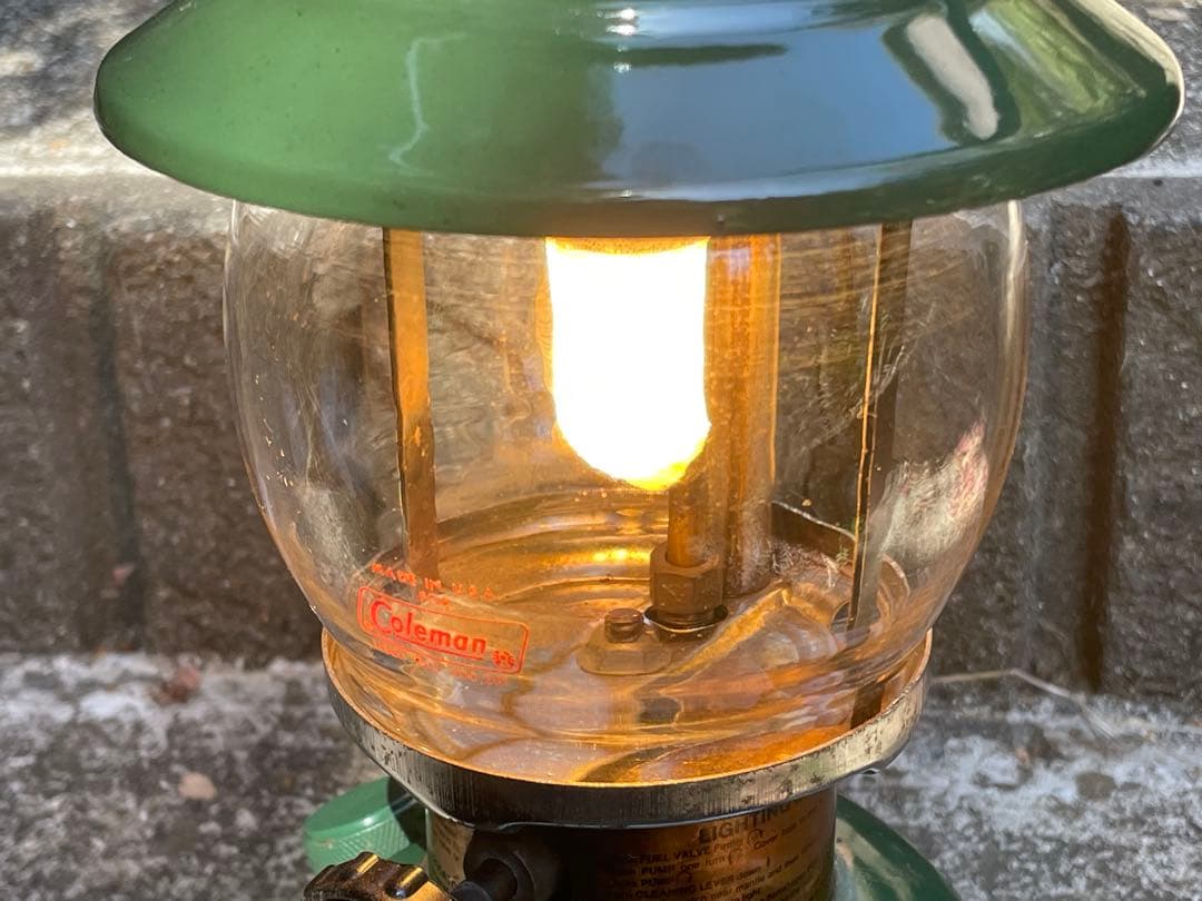 メンテ済》コールマン【'81年07月製200A700 ランタン（グリーン）】