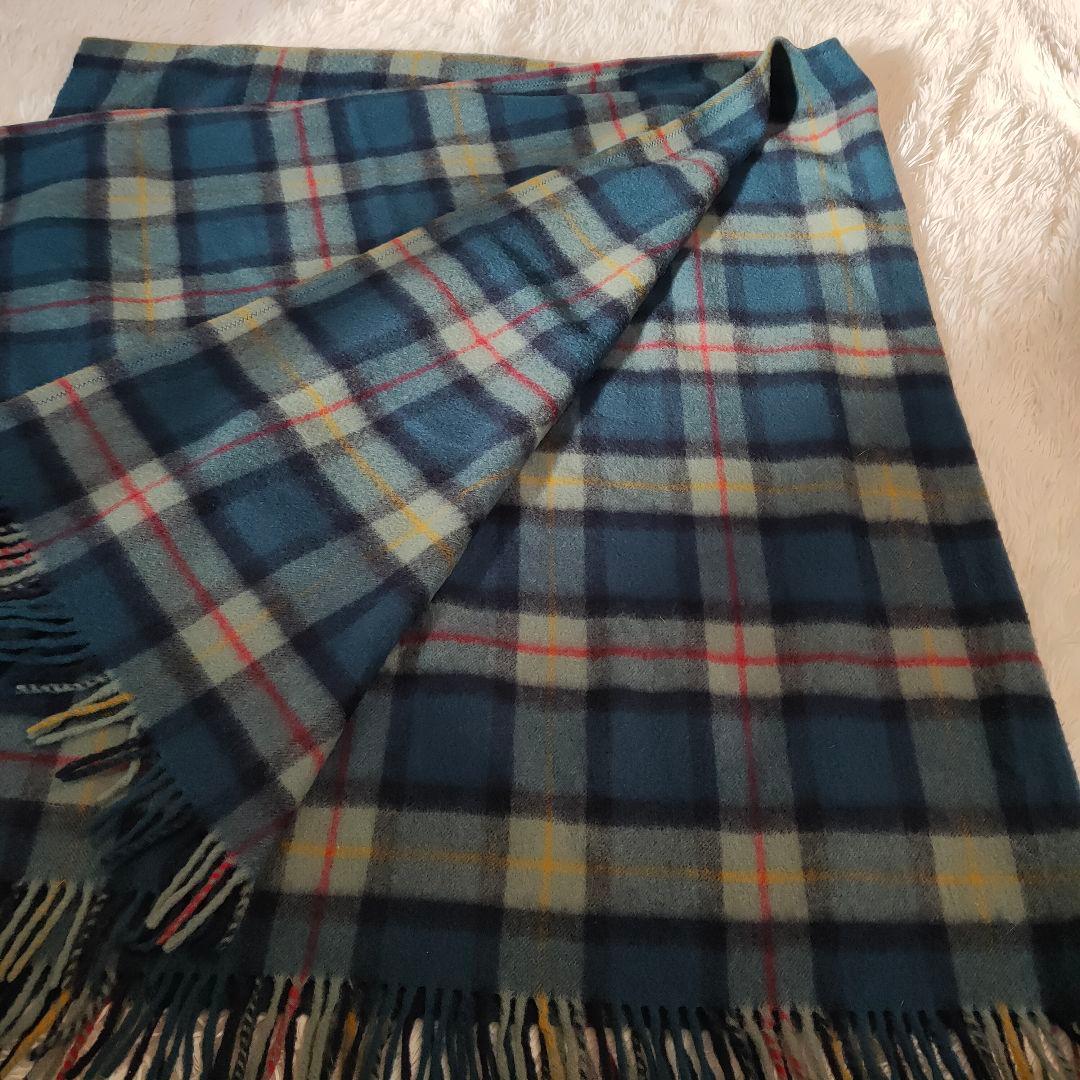 美品✨Johnstons of Elgin タータンチェック ビッグストール