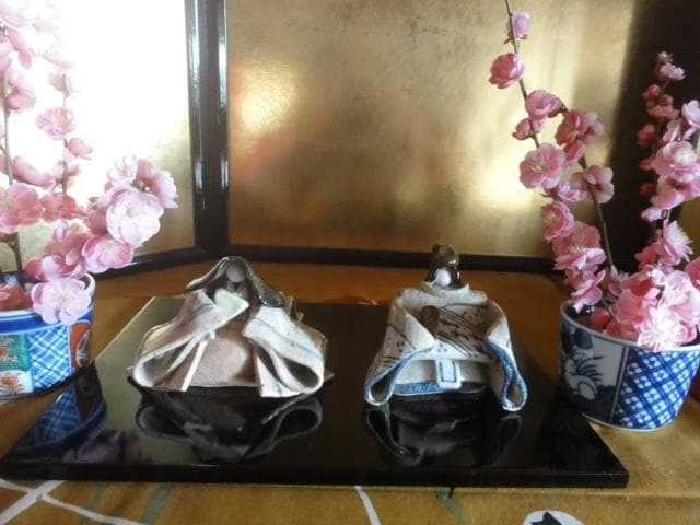 【美品】雛人形　焼物のお雛様　陶器 人形　日本人形　おひなさま