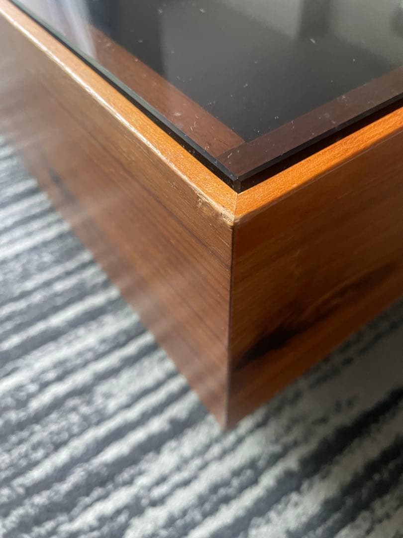 HIRASHIMA ショコラ　リビングテーブル　スクエア　ローテーブル