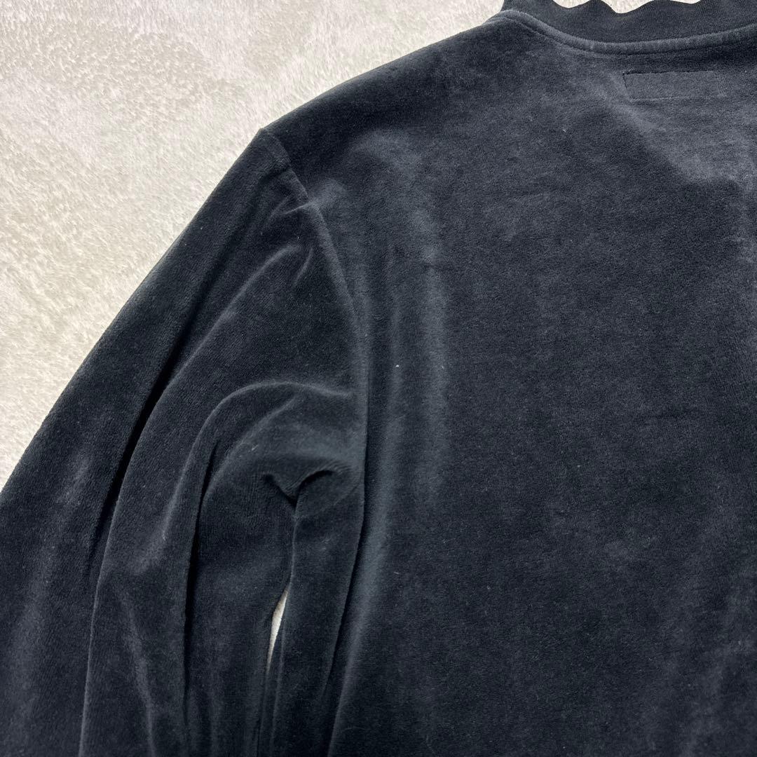 美品 ポロラルフローレン トラックジャケット 現行 L ブラック ベロア 春秋冬
