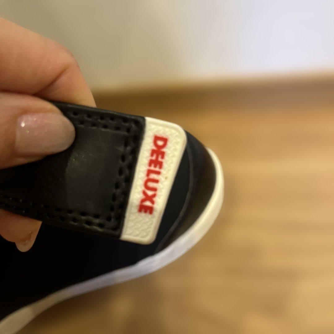 21cm子ども用 ブラック スノーボードブーツ