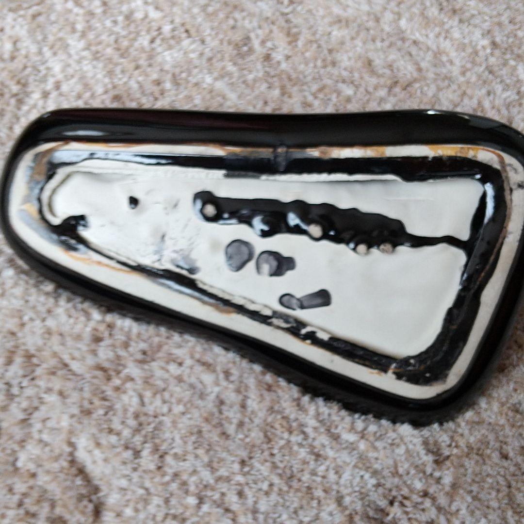 黒豹陶器ブラックパンサーvintage希少クロヒョウ激レア灰皿アッシュ置物美品