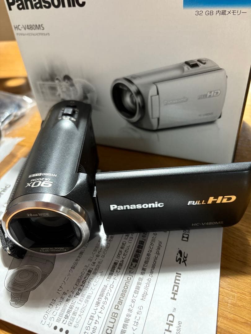 《美品》Panasonic HC-V480MS ビデオカメラ