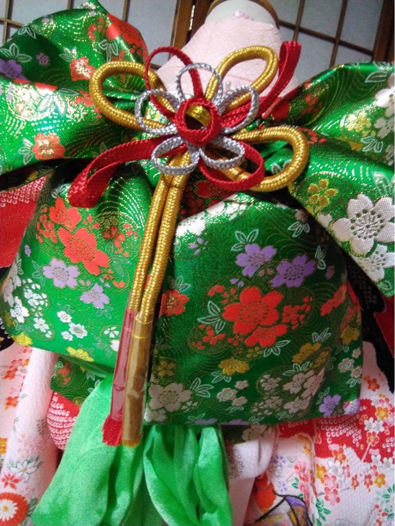 とみくです。7歳向け・化繊・ちりめん・お着物のセット