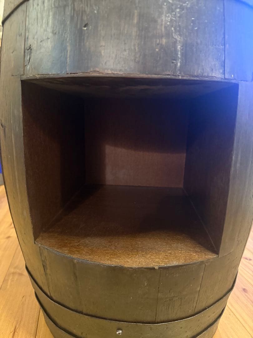 ウイスキー樽 テーブル ビンテージ 直径355mmx高さ605mm