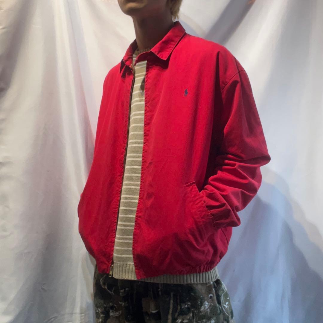 \"POLO Ralph Lauren\" 90s / スイングトップ L レッド