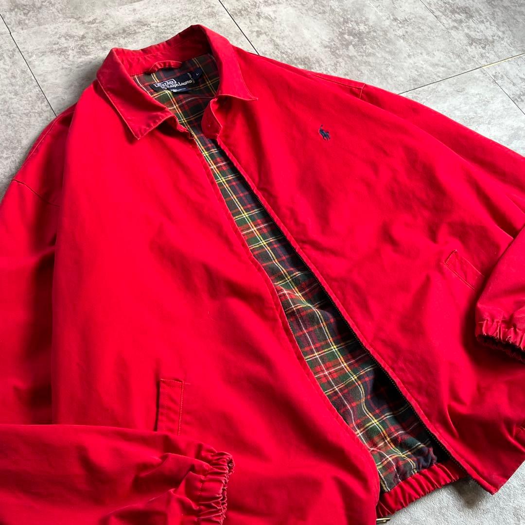 \"POLO Ralph Lauren\" 90s / スイングトップ L レッド