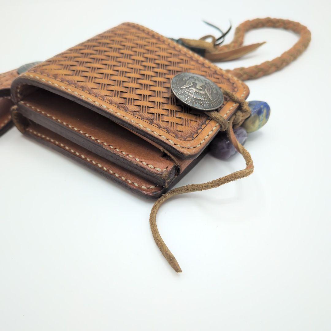 【美品】FUNNY ファニー　二つ折り財布　キーホルダー　バイカーズウォレット