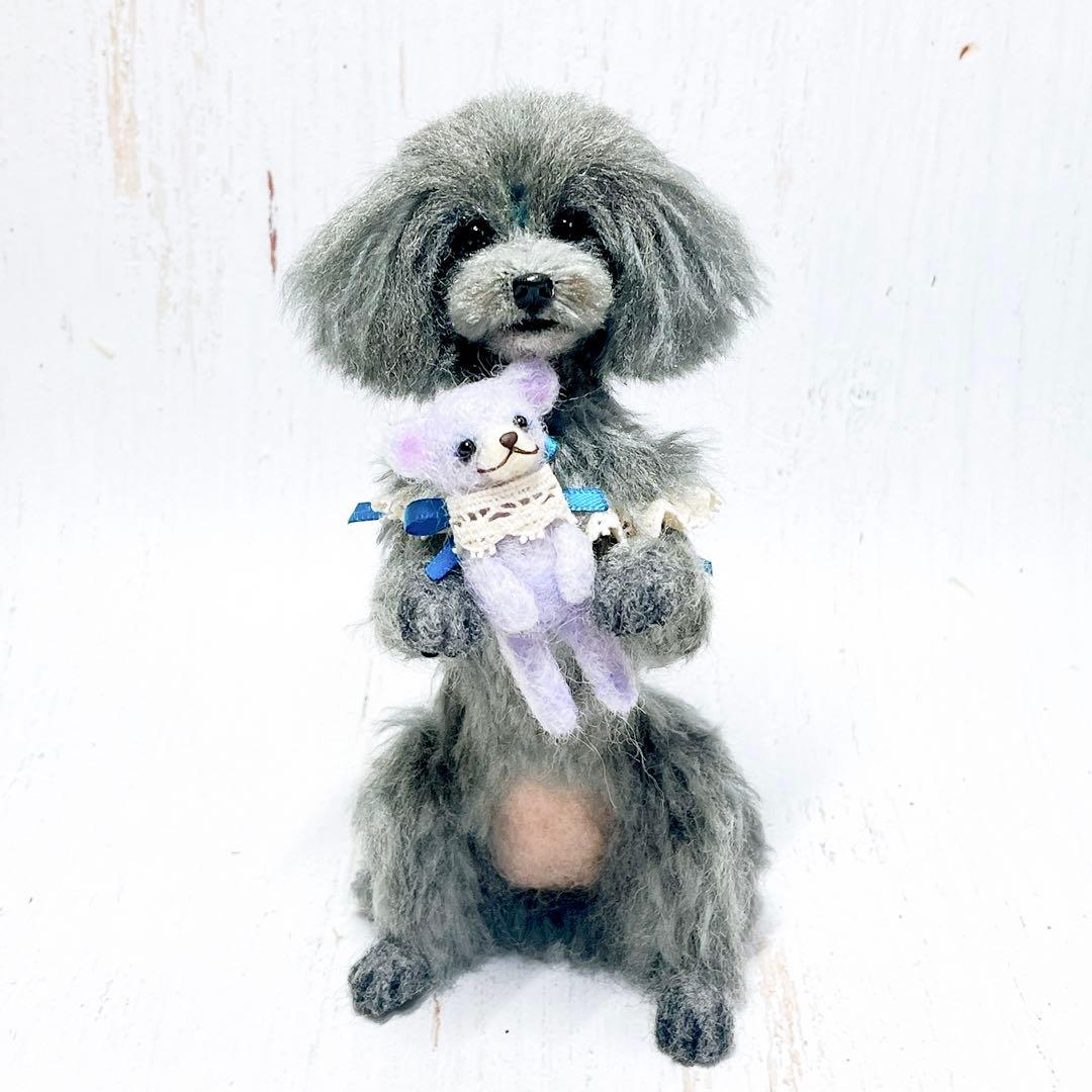 sky 羊毛フェルト 犬