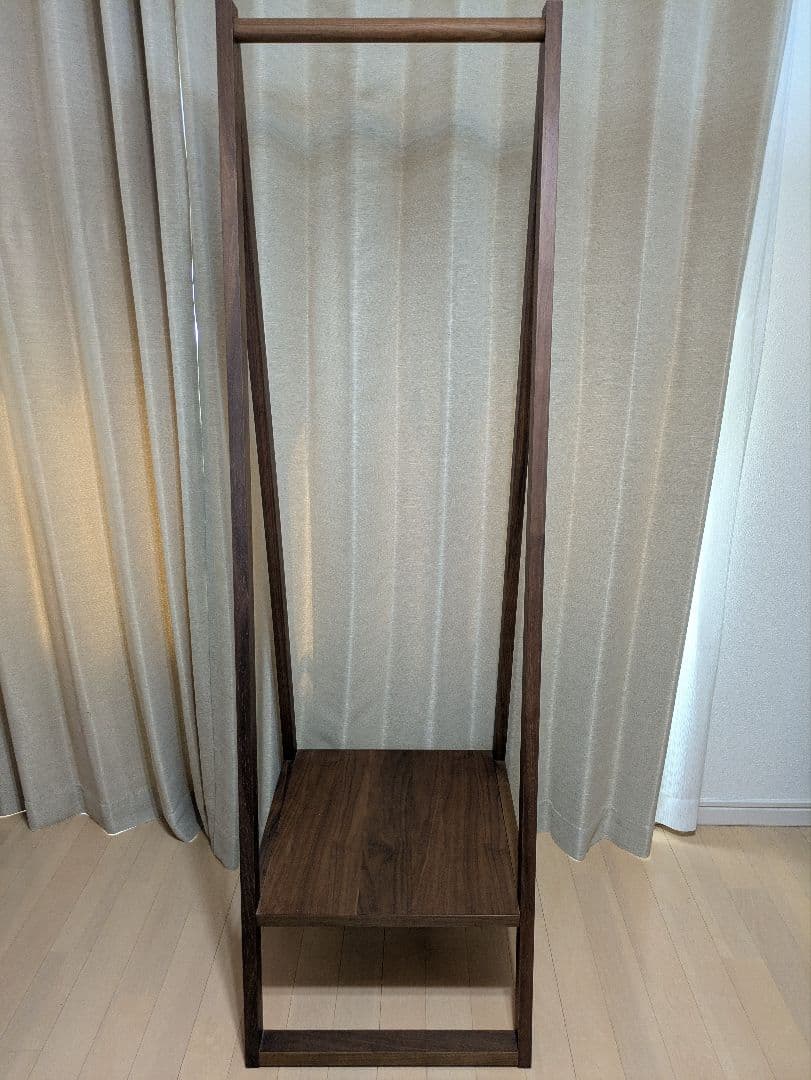 【tkok】無印良品　ウォールナット材　コートハンガー