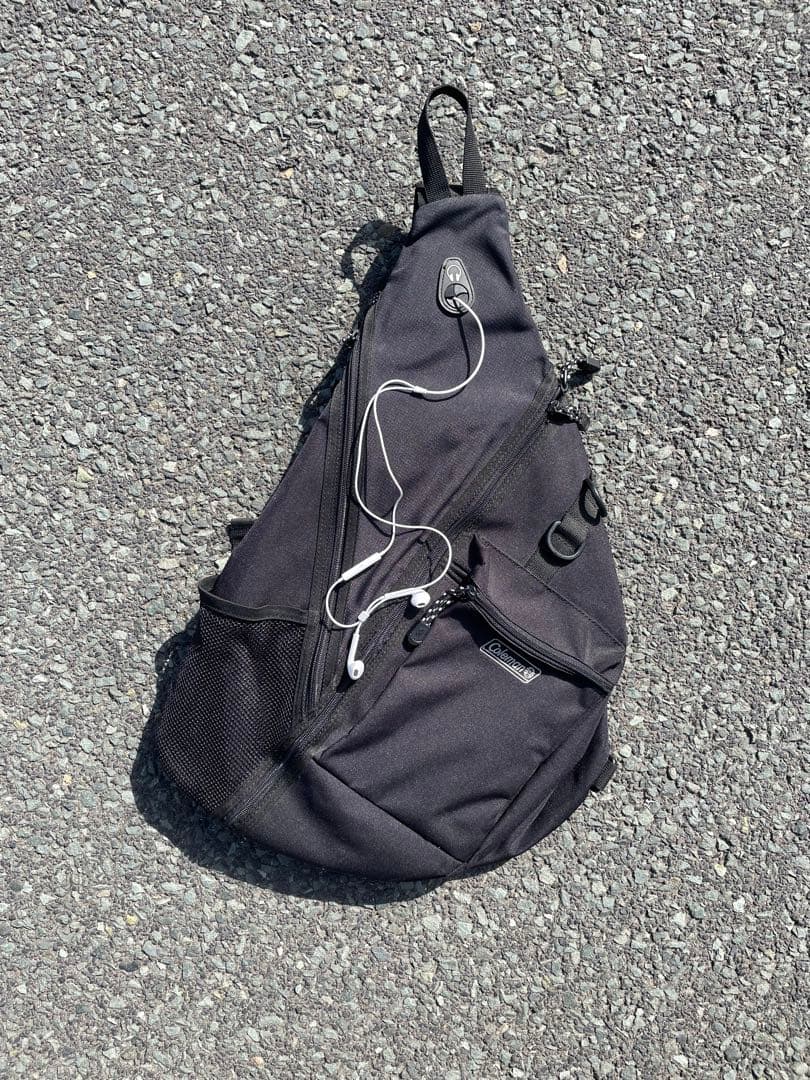 old coleman コールマン　オレンジ　メッセンジャーバッグ　古着　y2k