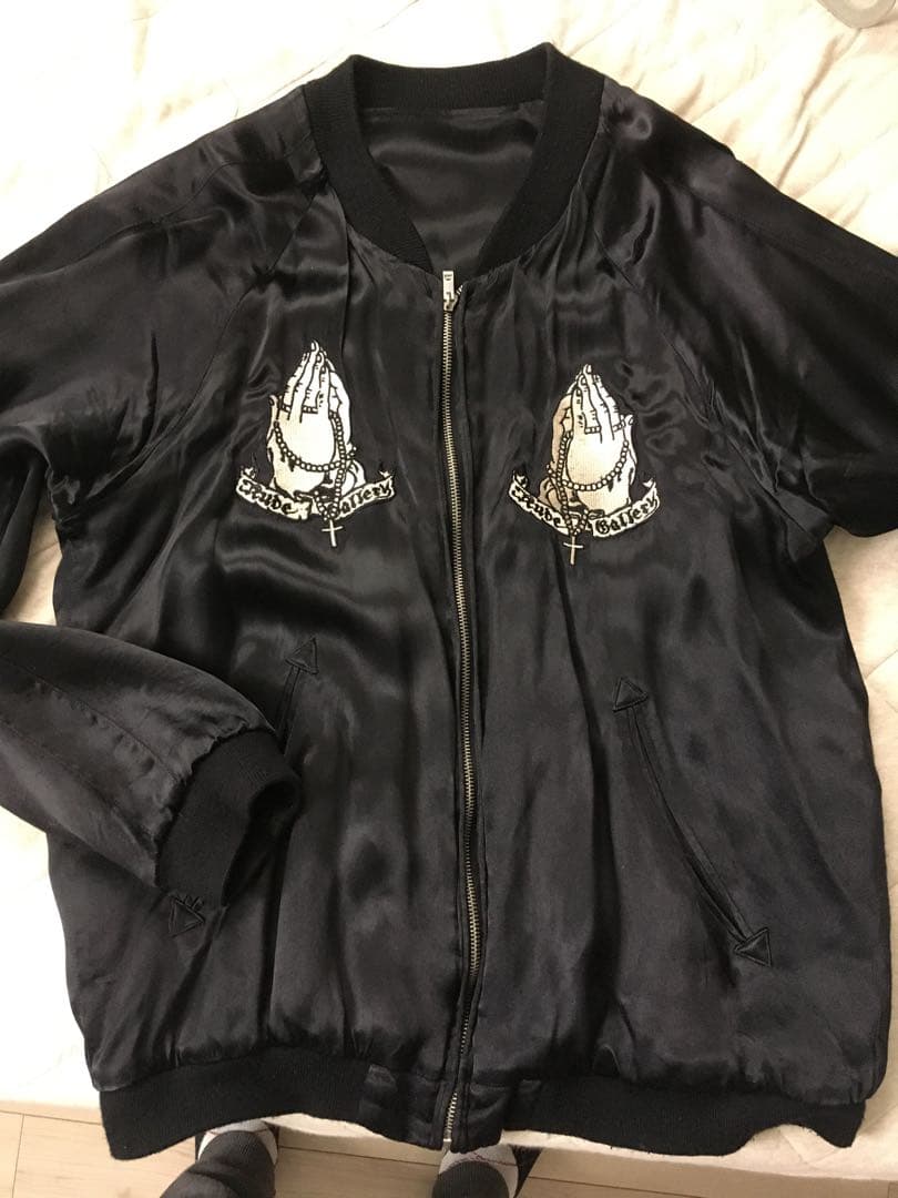 ギターキッズRude Gallery size4 モノクロマリアスカジャン