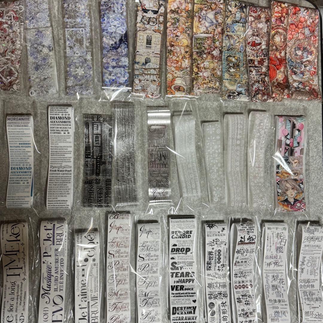 海外マステ 装飾 人物 背景 AI 色々 まとめ売りセット おまけ付き