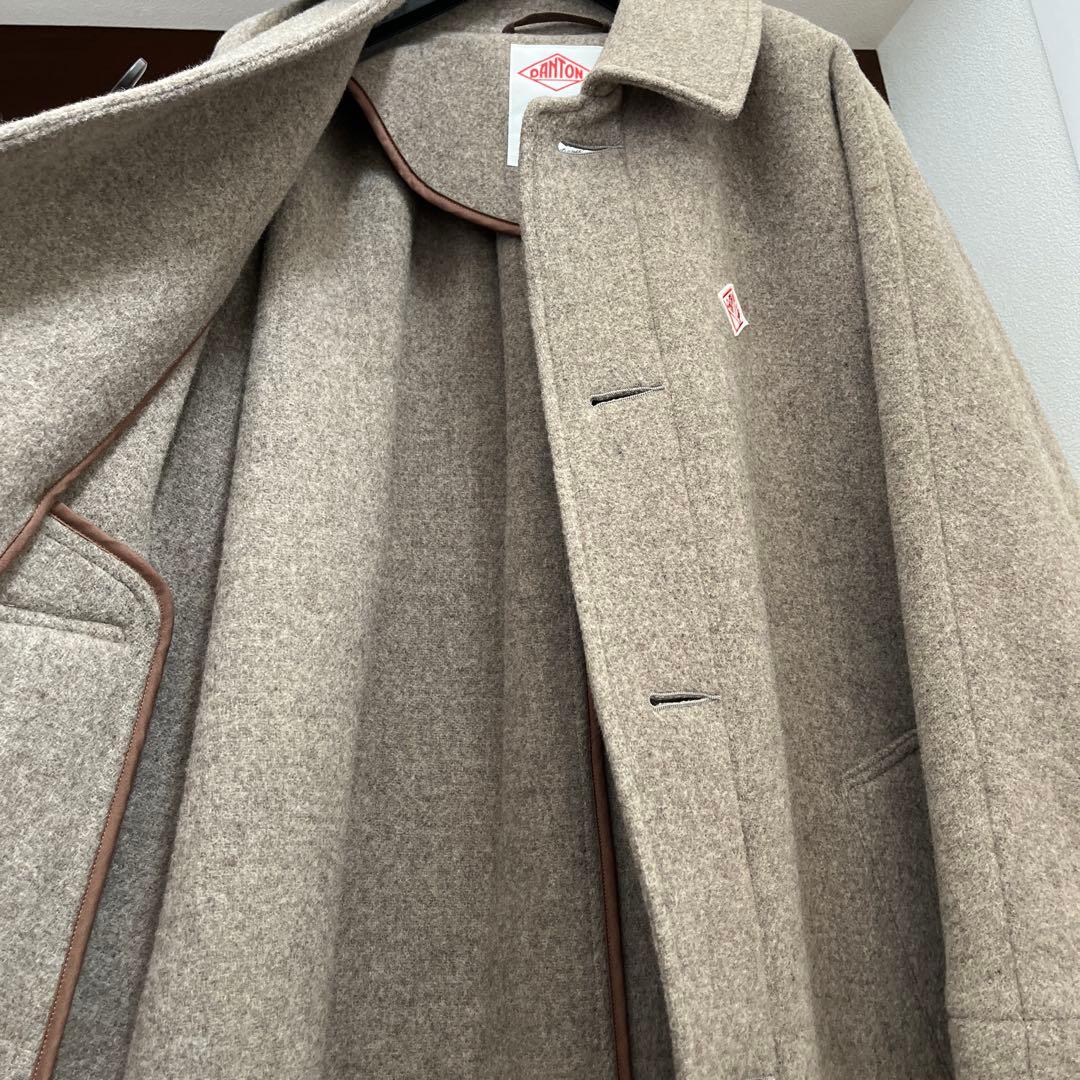 DANTON ダントン/ 2024AW DOLMANLONGCOAT34ベージュ