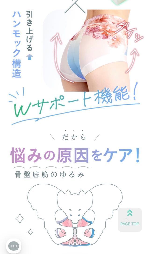 sara24 骨盤底筋トレーニングショーツ