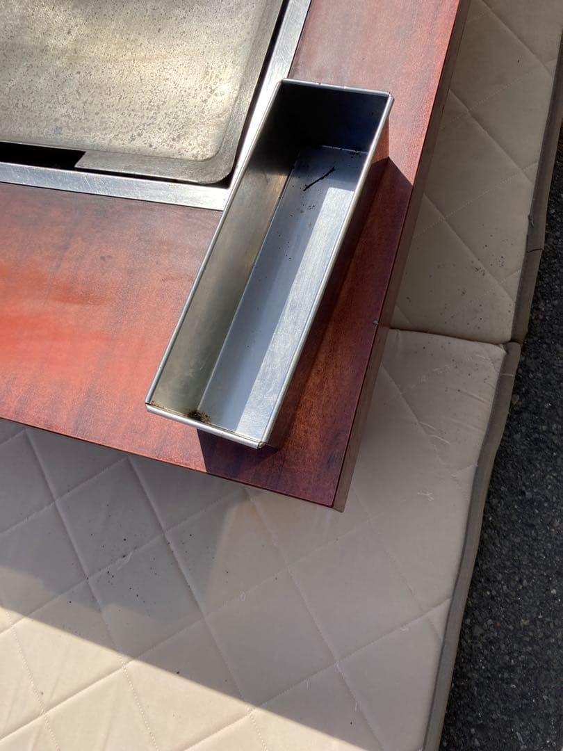 業務用　お好み焼き鉄板付き座卓