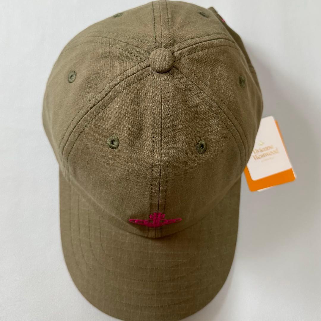 【新品タグ付き】Vivienne Westwood オーブ刺繍 ロゴキャップ