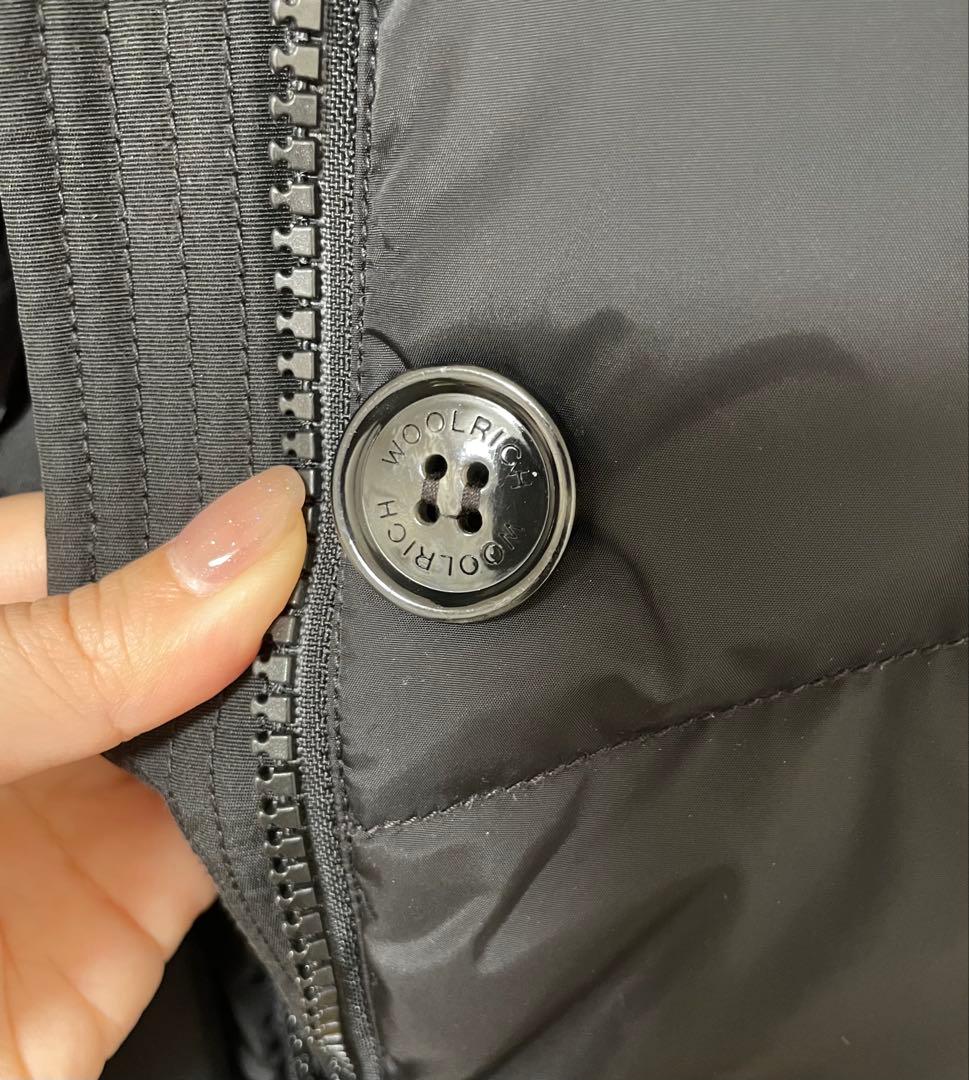 ウールリッチ ダウンジャケット Ws LOGO JACKET ブラック XS