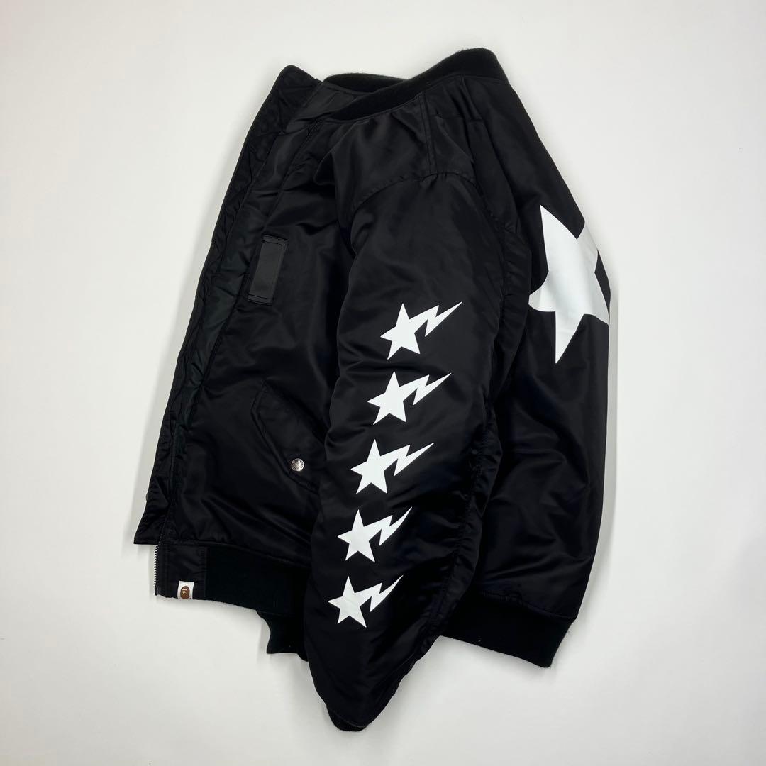 A BATHING APE BAPE STA MA-1 XL ベイプスタ スター