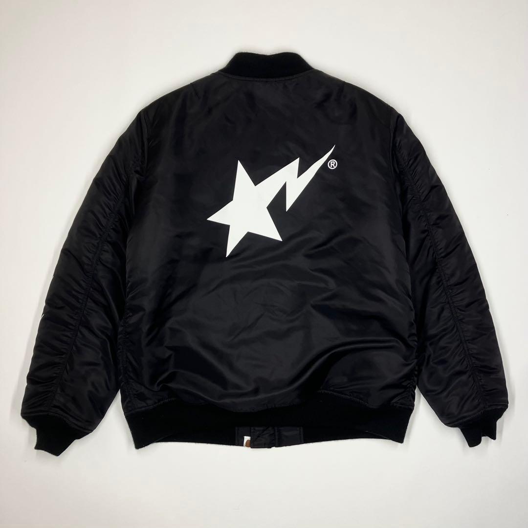 A BATHING APE BAPE STA MA-1 XL ベイプスタ スター