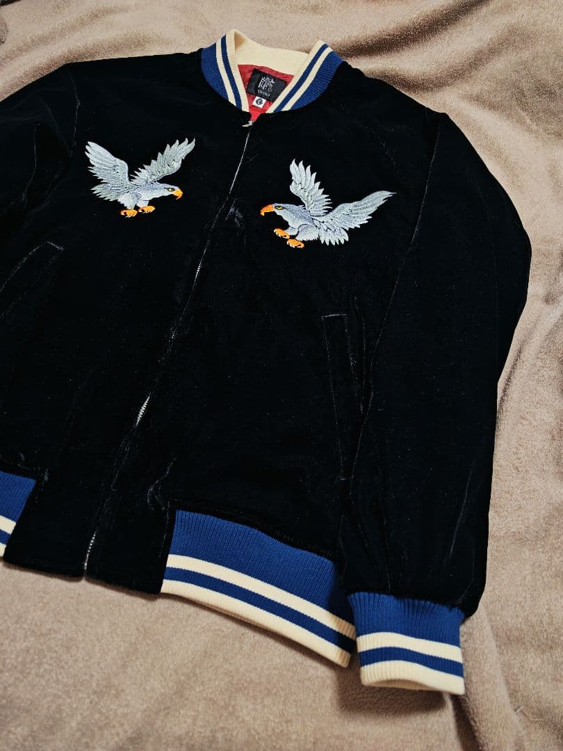 OBORO 美品 別珍 ワシ 日本限定 スカジャン unisex vintage