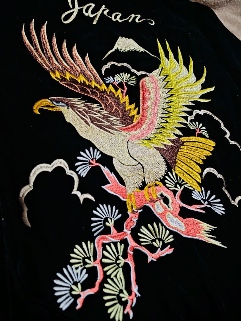 OBORO 美品 別珍 ワシ 日本限定 スカジャン unisex vintage