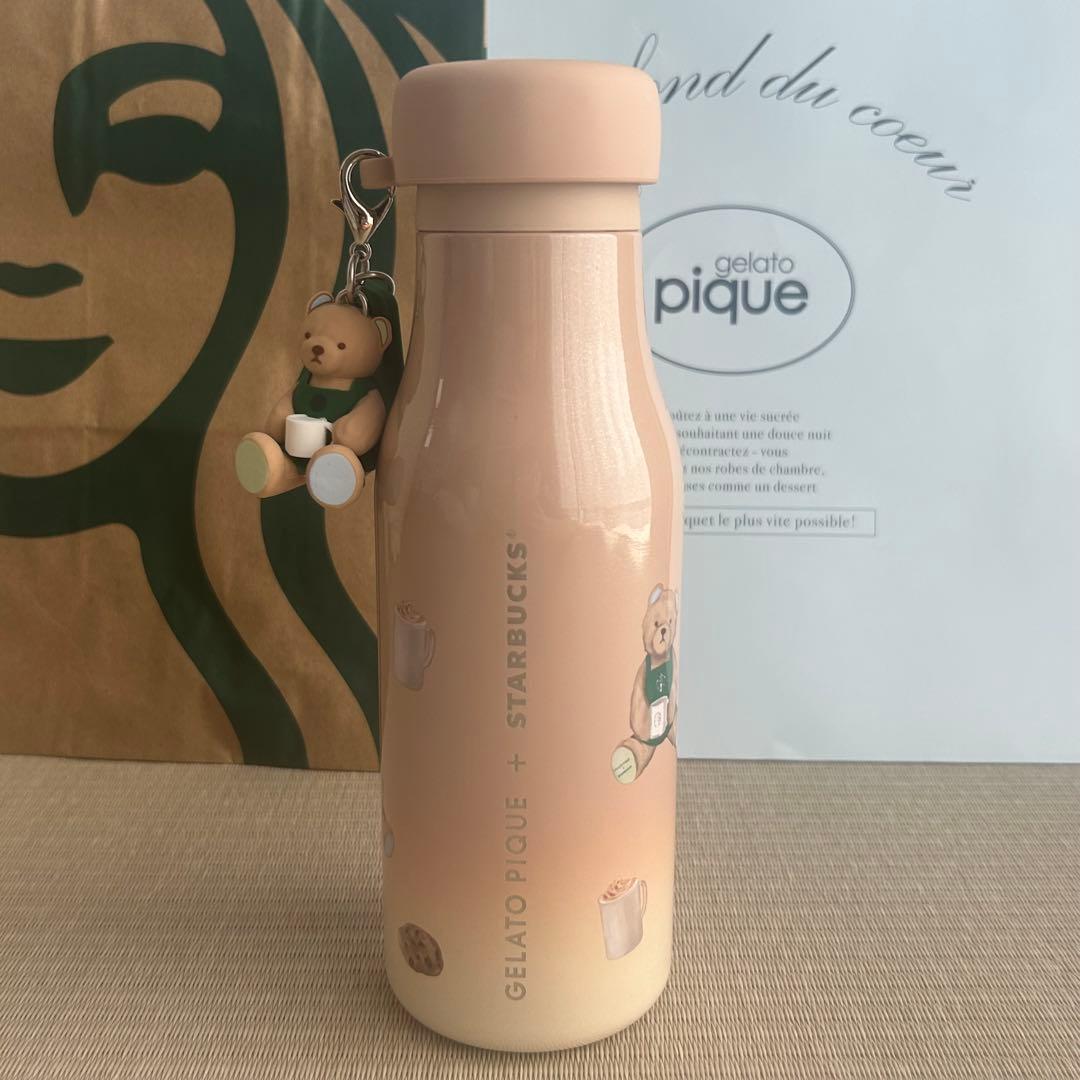 スタバ ジェラピケ ステンレスボトル モカベージュ