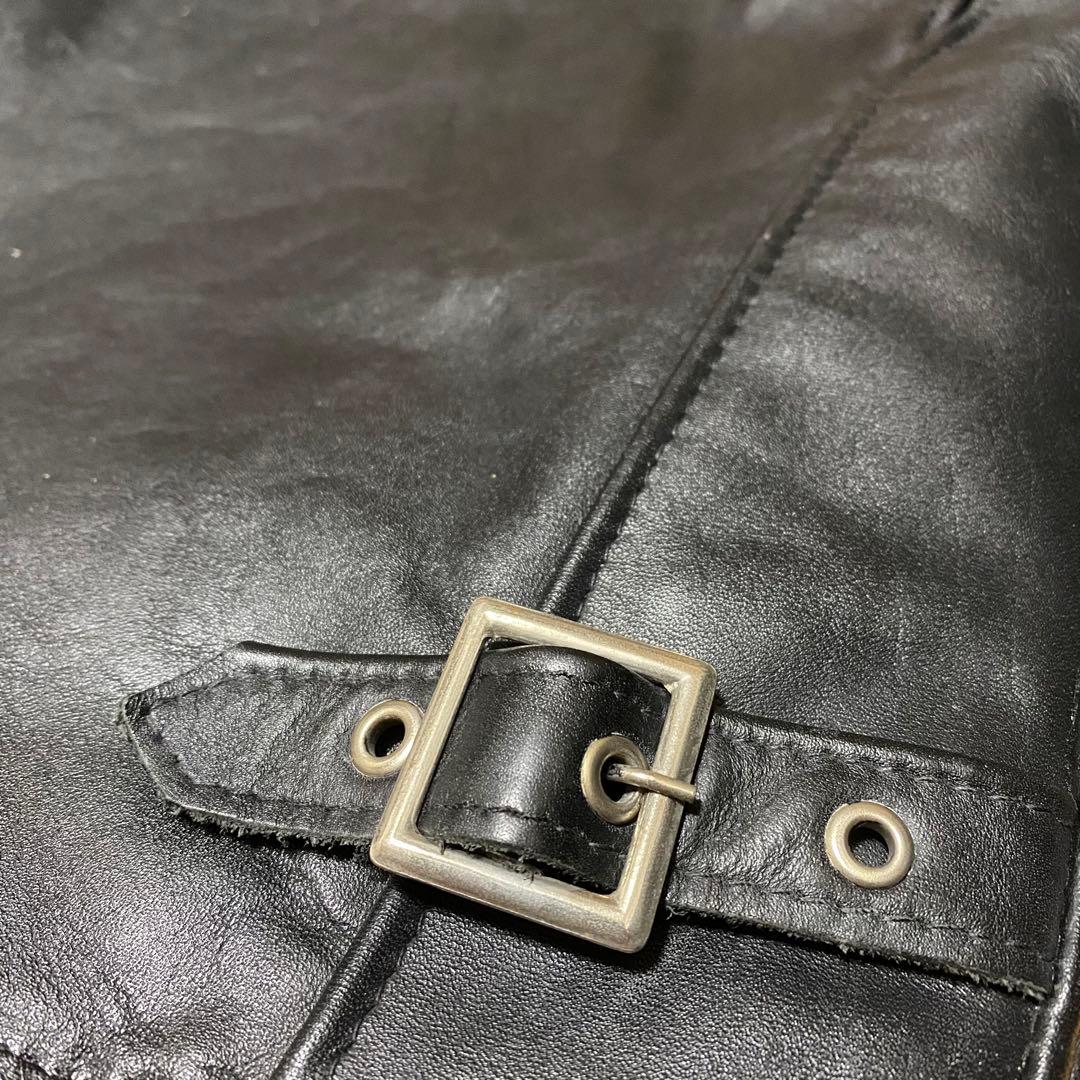 美品　Schott ショット ライダースジャケット　革ジャン USA製
