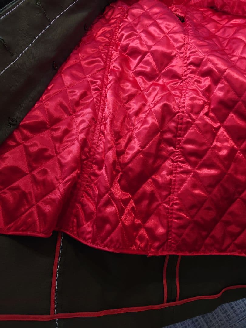 マチコジント machiko jinto オリーブグリーン ハーフコート