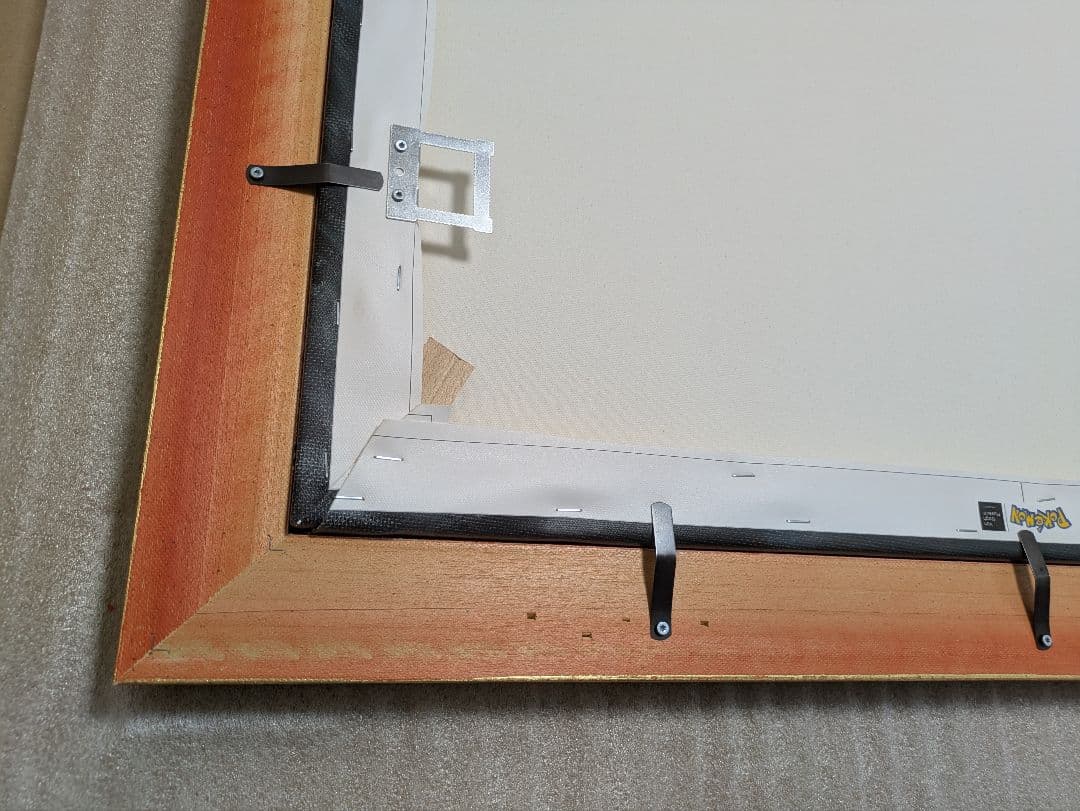 ゴッホ ピカチュウ 金枠 XL 証明書付き キャンバスアート ジクレー