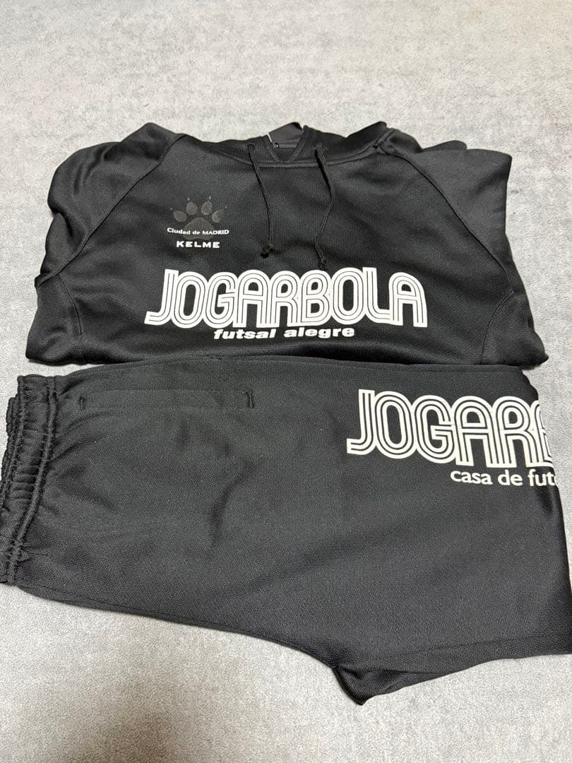 KELME フーディパンツセット ジャージ上下 セットアップ ブラック 美品