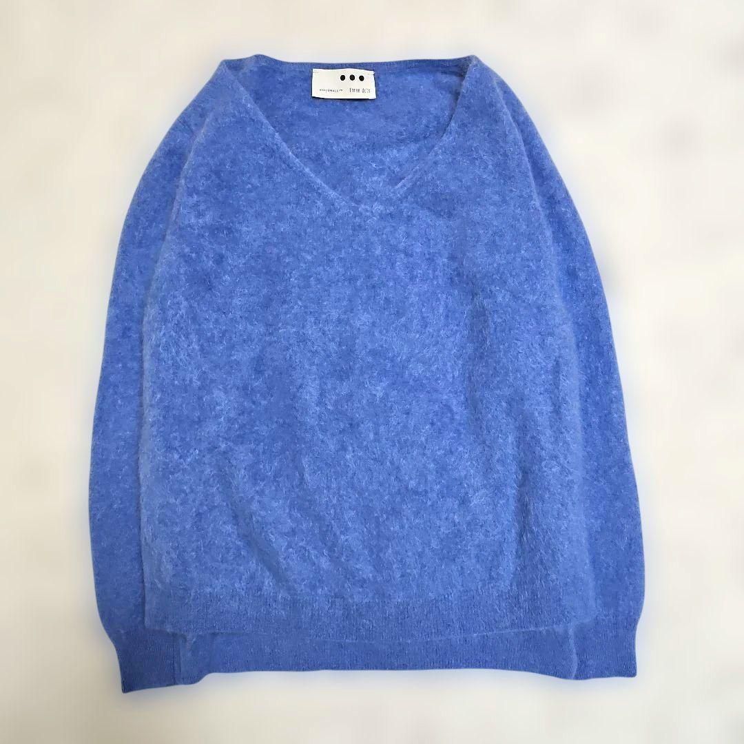 【three dots】大草直子さん着用 2020AW Vネック カシミヤニット