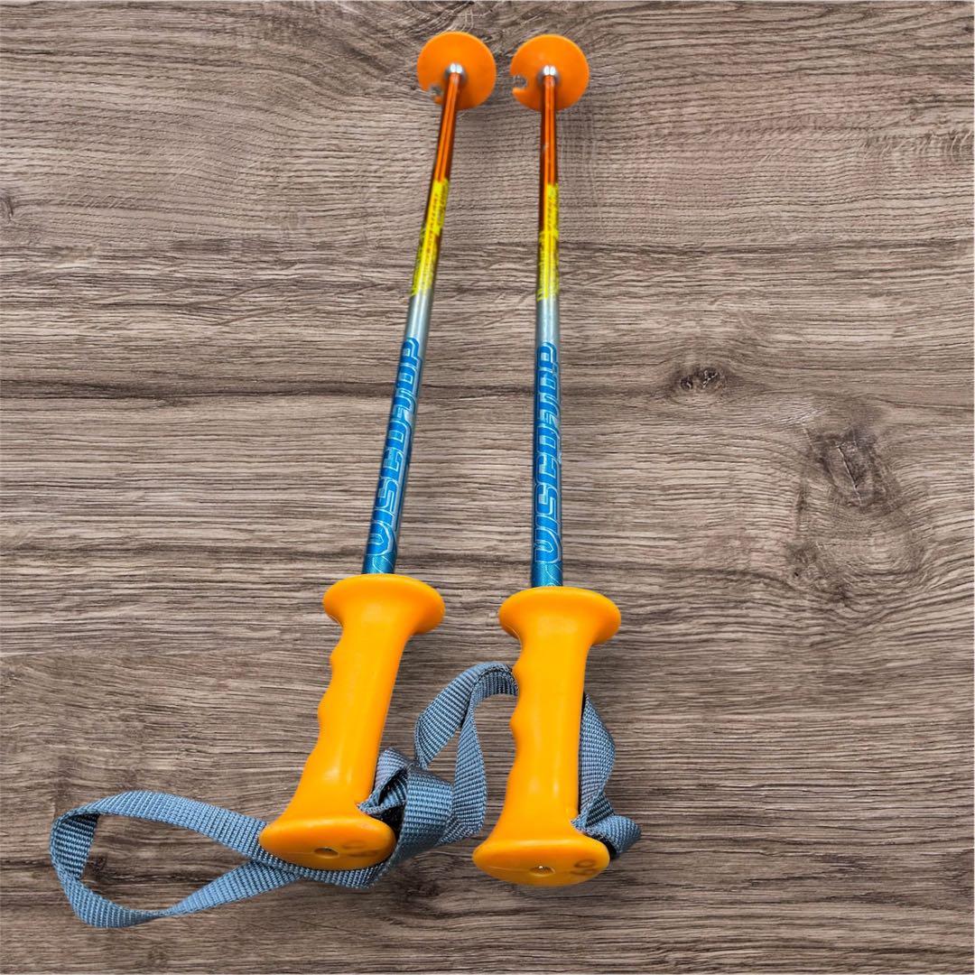 キッズスキー3点セット スキー板 スキーブーツ ストック SALOMON