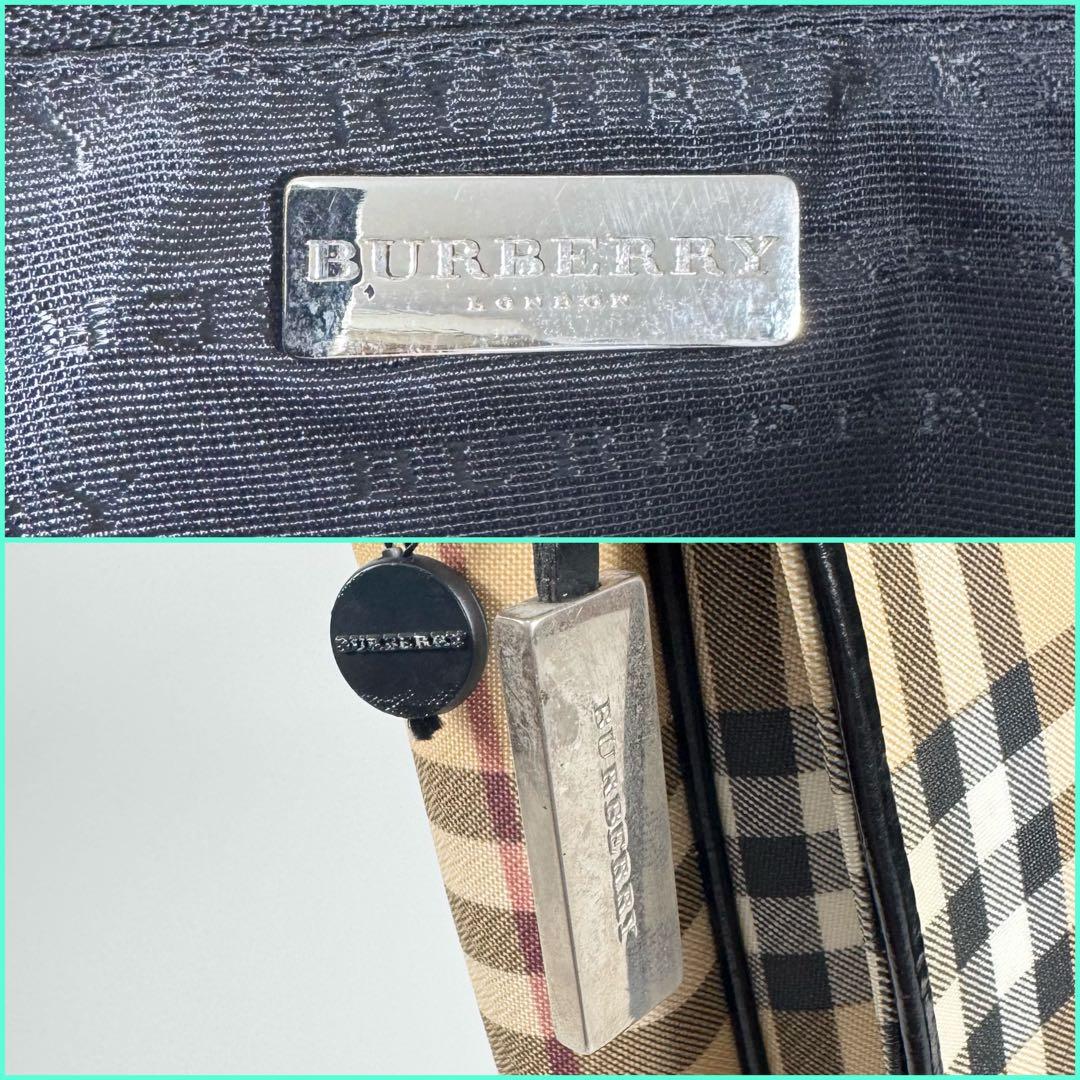 バーバリー ショルダーバッグ メッセンジャーバッグ ノバチェック PVC