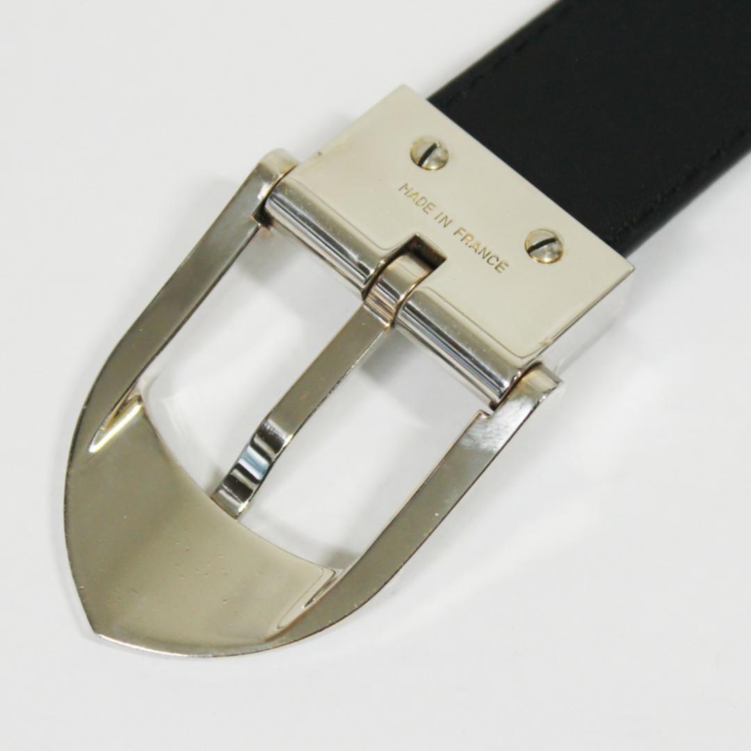 美品 ルイヴィトン ベルトバックル エピサンチュール レザー シルバー ブラック