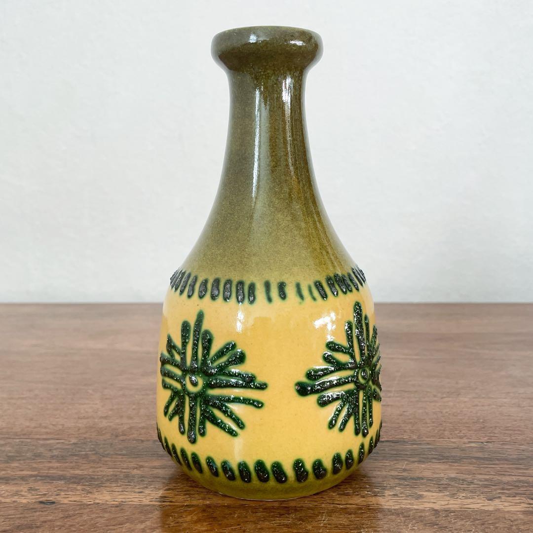 【東ドイツ Strehlaの花瓶】ミッドセンチュリー 352