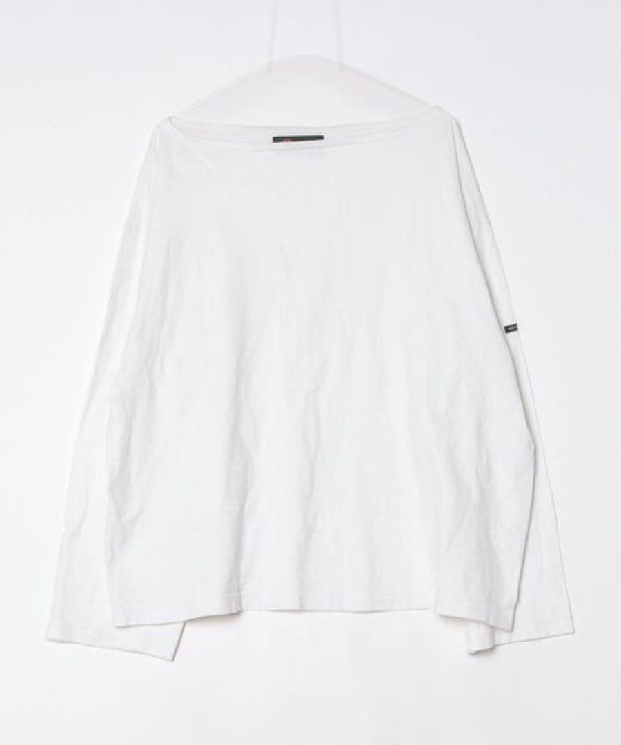 バスクシャツ Outil TRICOT AAST ホワイト　バスク　ウティ