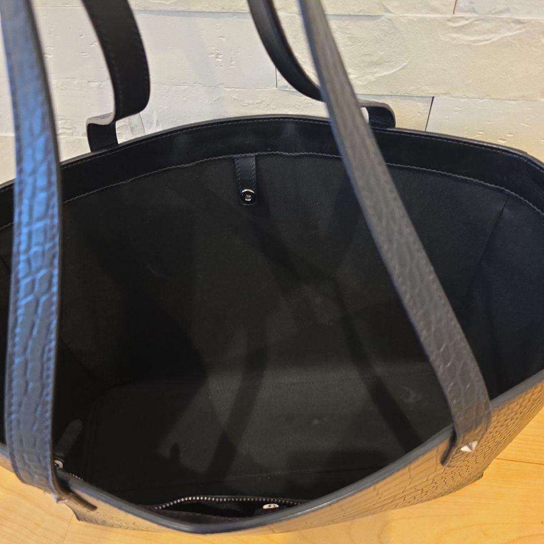 JIMMY CHOO クロコ型押しトートバッグ