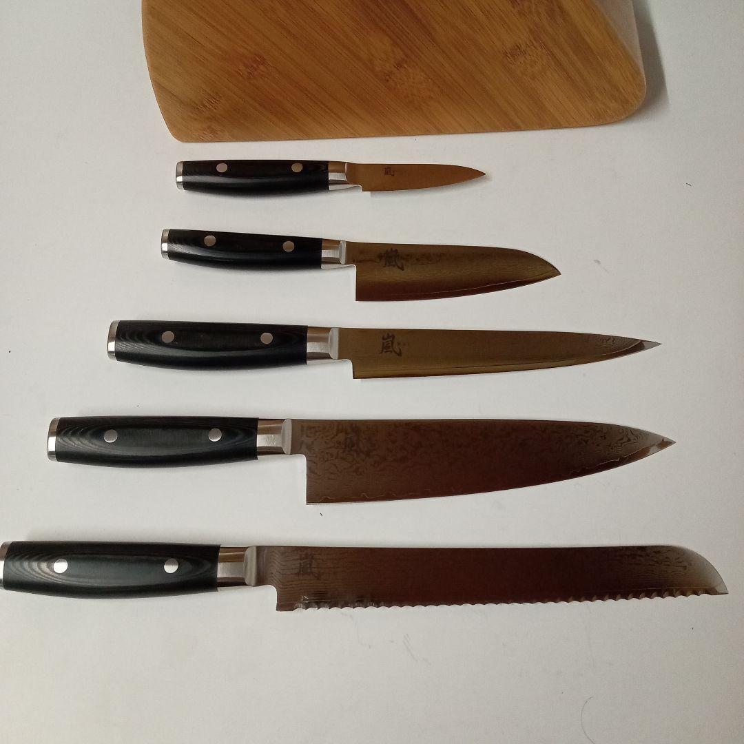 ヤクセル　嵐　6Pセット(knife＆block)