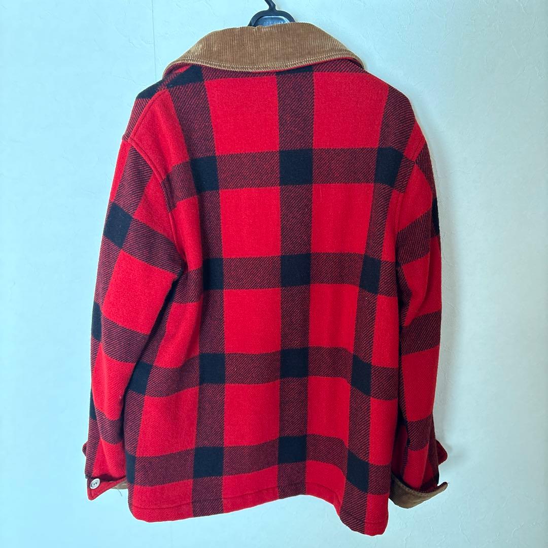 90's madeinusaウールリッチ バッッファローチェックウールジャケット