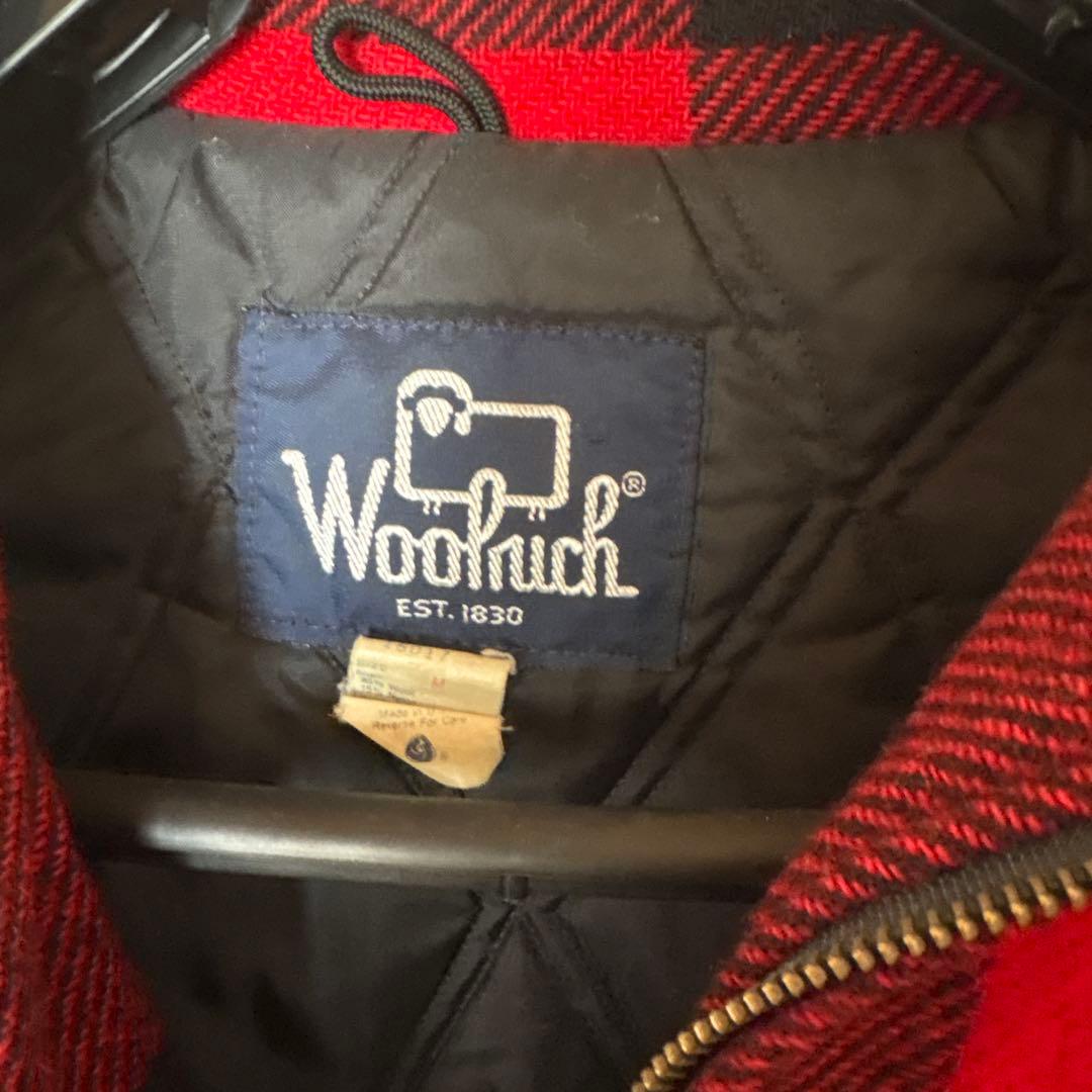 90's madeinusaウールリッチ バッッファローチェックウールジャケット