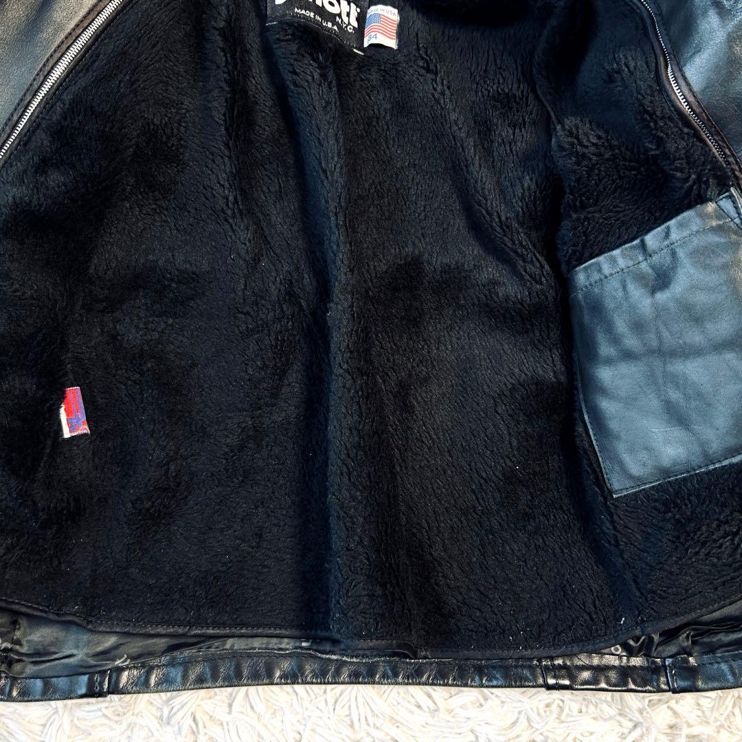 Schott ショット 641 ライナー付き シングルライダースジャケット 34
