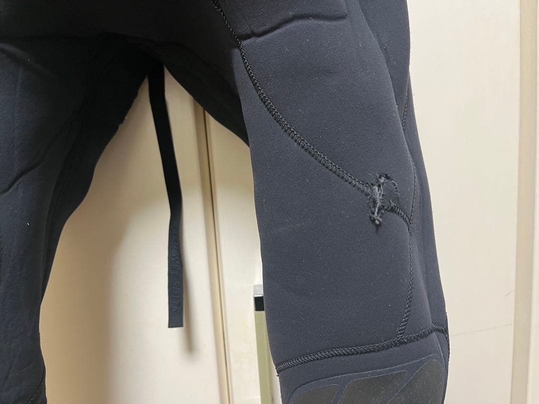 RASH ブラック ジャージフルウェットスーツ