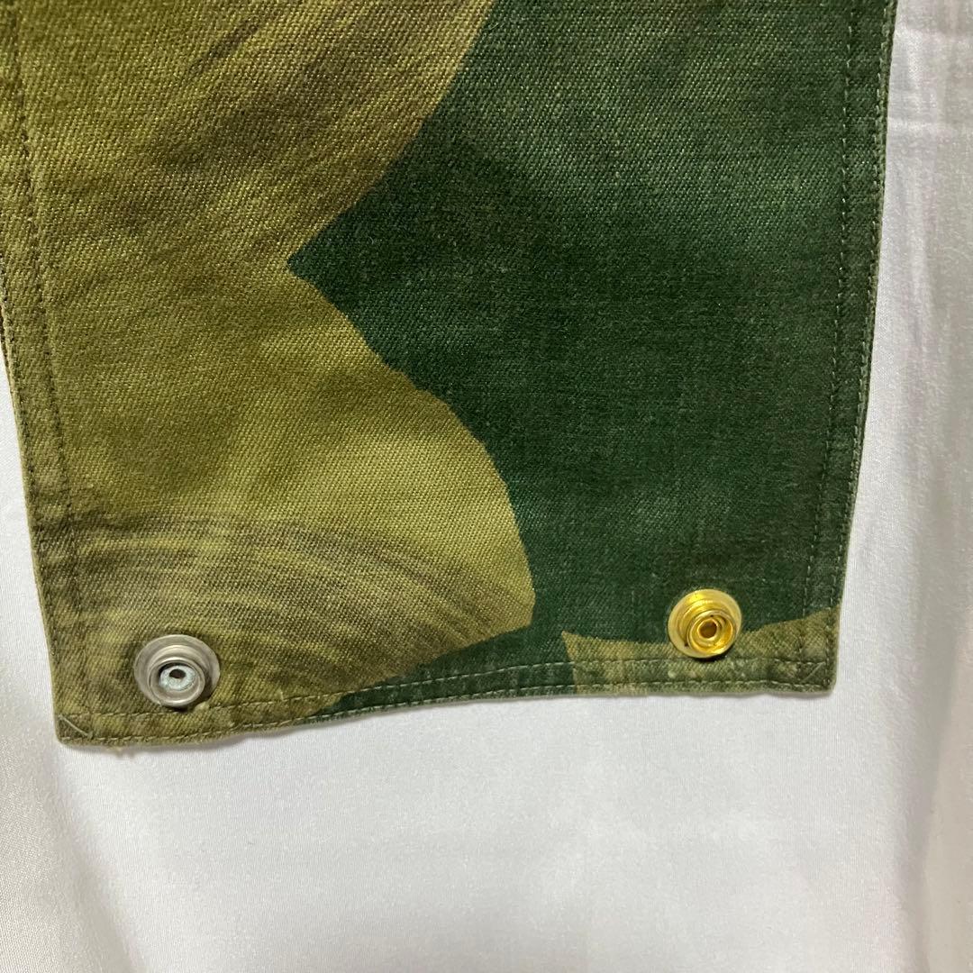 50's ベルギー軍 デニソンスモック　 ブラッシュストロークカモ　実物　官給品