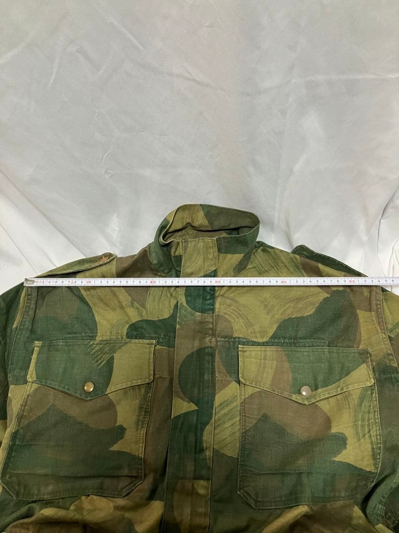 50's ベルギー軍 デニソンスモック　 ブラッシュストロークカモ　実物　官給品
