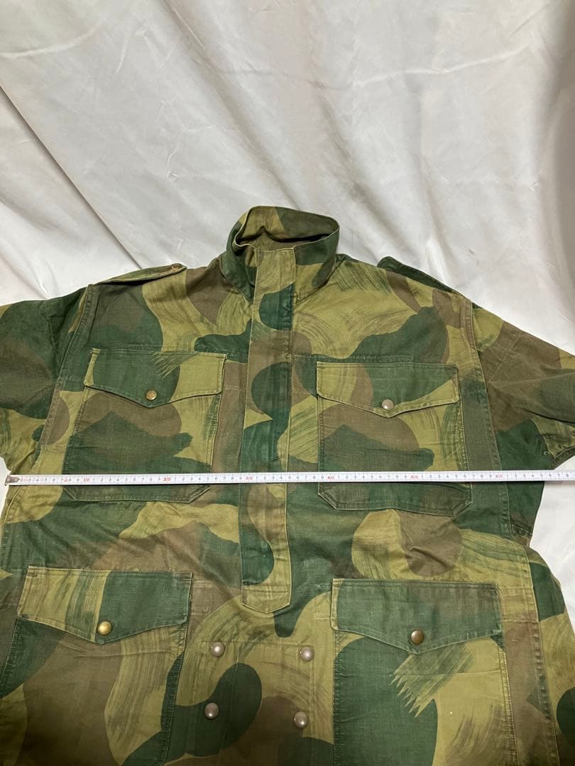 50's ベルギー軍 デニソンスモック　 ブラッシュストロークカモ　実物　官給品