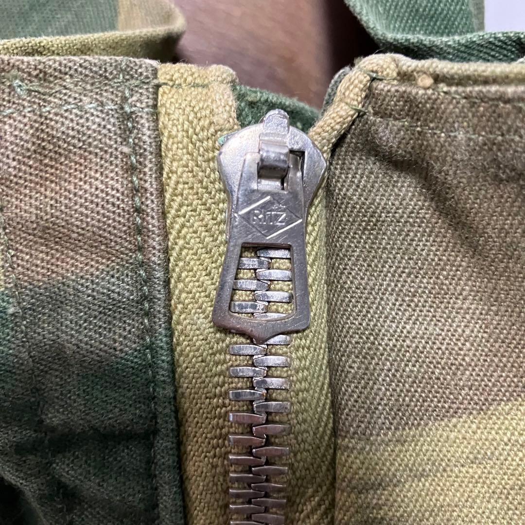 50's ベルギー軍 デニソンスモック　 ブラッシュストロークカモ　実物　官給品