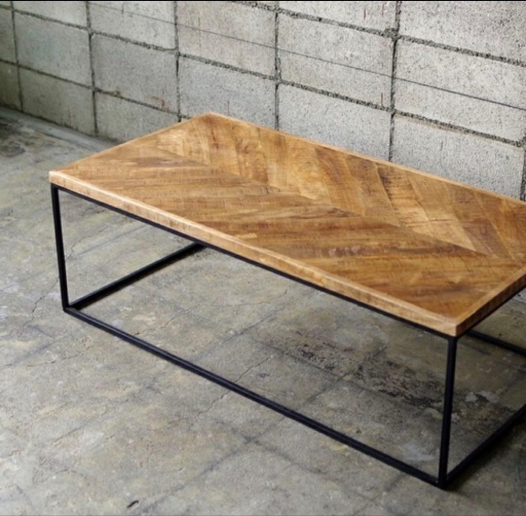 LIFE FURNITURE / ライフファニチャー　ヘリンボーンテーブル②